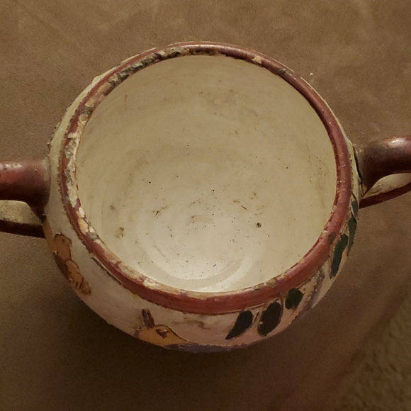 Vintage Italian Clay Vase or Bowl - Picture 2 of 6